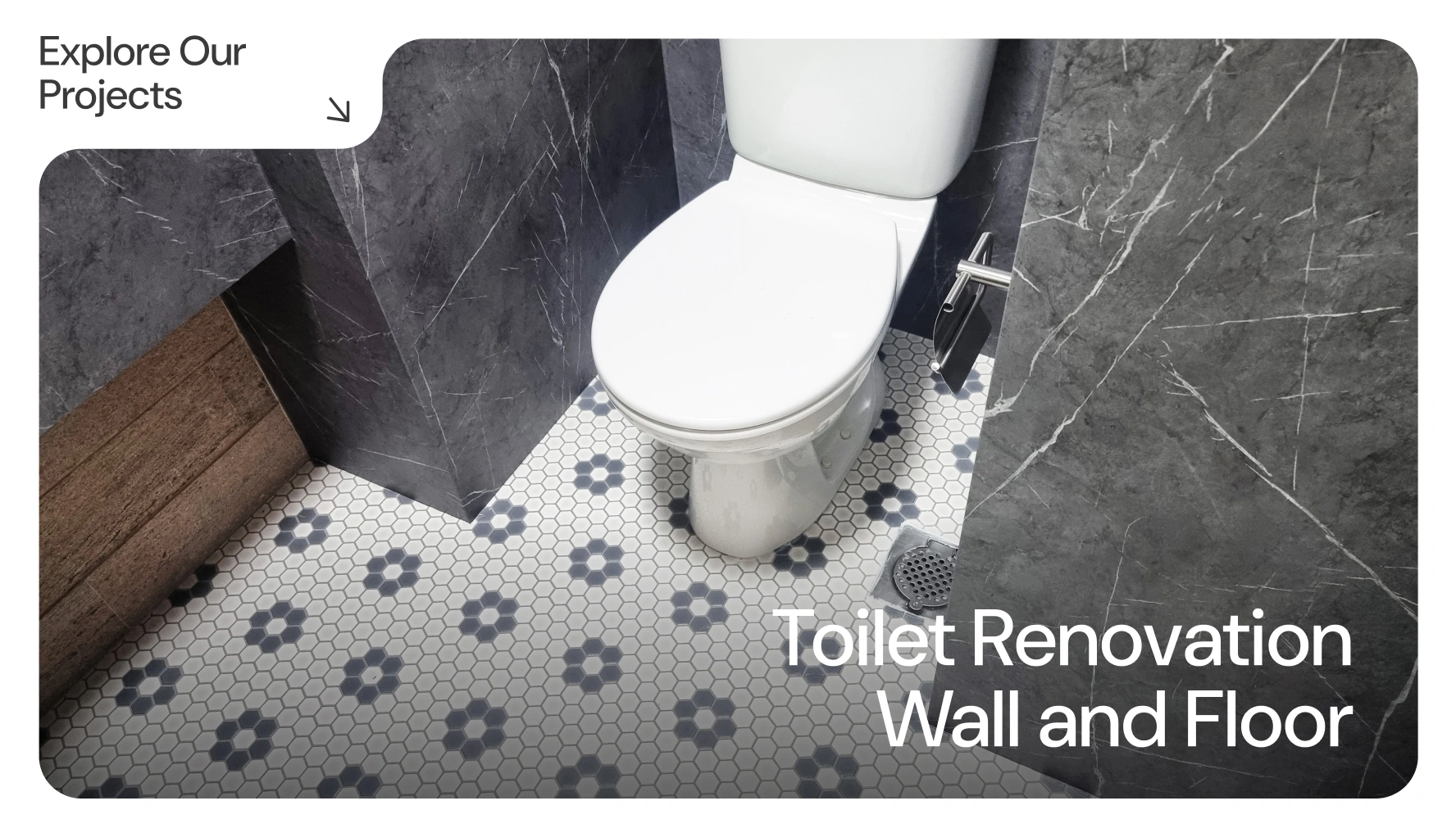 Toilet Renovation Wall and Floor